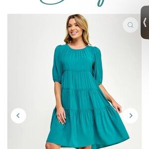 Teal Women's Dress NWT